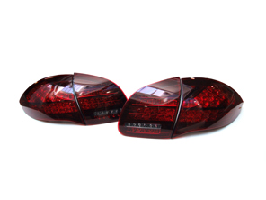 Kit fanale posteriore / lampade fumè nero. Porsche Caienna 958 - 95804490026
